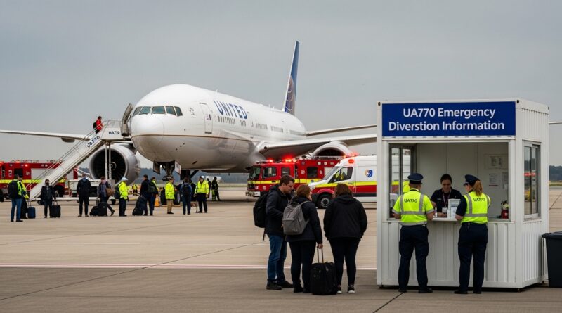 United Airlines Flight UA770 Emergency Diversion