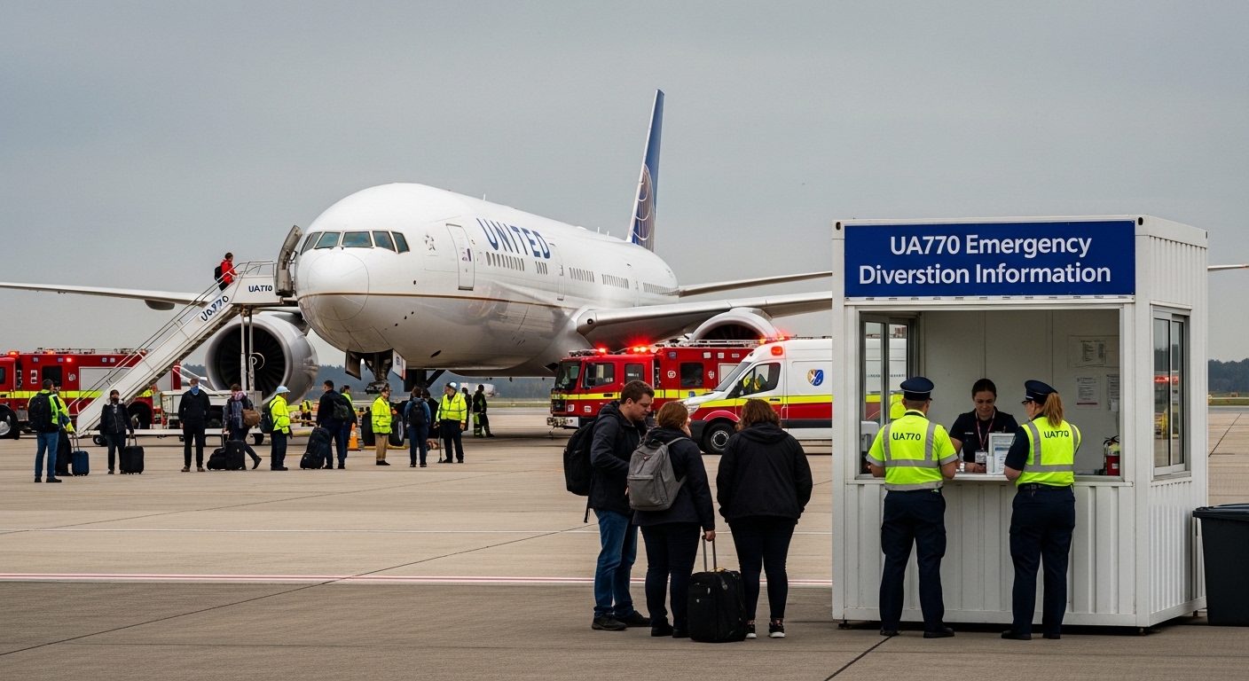 United Airlines Flight UA770 Emergency Diversion